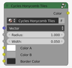 Cycles Procedural Honeycomb Tiles - Blender #3158380