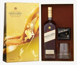 Johnnie Walker Gold Label Scotch Whisky Gift Pack 750ml - Johnnie Walker Gold Gift Set #3158601