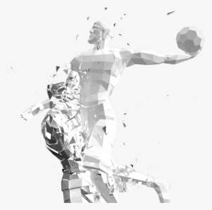 Nba "diamond Dunks" Series - Monochrome #3159868