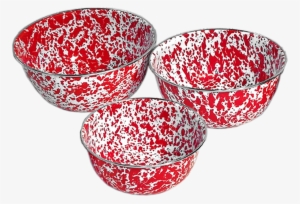 Crow Canyon Home Enamelware 3 Piece Mixing Bowls With #3160073
