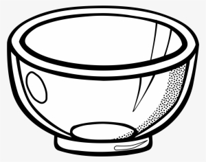 Hair Dye Brush And Mixing Bowl Png Clip Art Image Png - Clipart Glass Bowl #3160608