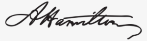 Hamilton Signature - Alexander Hamilton Signature #3160699