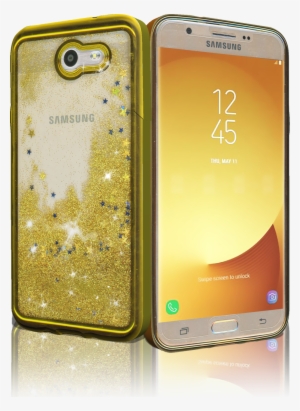 Samsung Galaxy J7 Mm Electroplated Glitter Case With - Samsung Galaxy #3161076