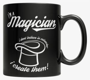 Magician's Hat Mug - Run On Caffeine And Cuss Words #3161814