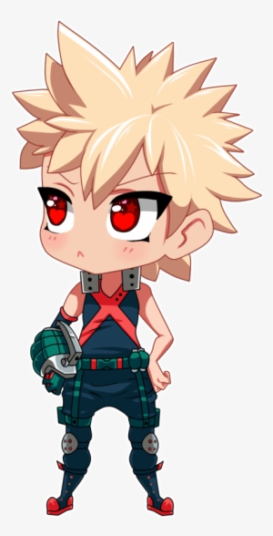 Bakugou Chibi Keychain - Love #3161840