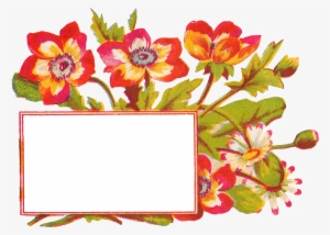 Digital Flower Label Download - Flower Design Label #3161932