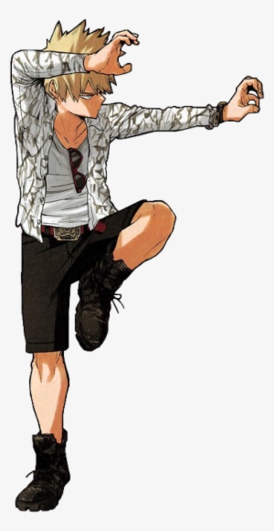 “katsuki Bakugo In Chapter 91′s Color Page - Bakugou Transparent #3161981