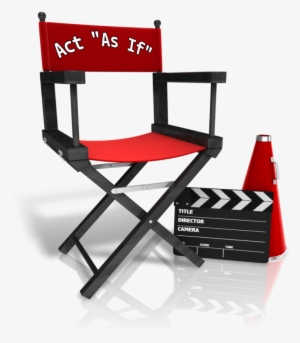 Director Chair Act As If - Directors Chair Png #3162614