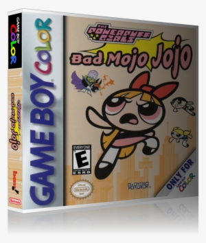 Gameboy Color Power Puff Girls Bad Mojo Jojo Game Cover - Game Boy Color Winnie The Pooh #3162724