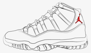 Air Jordan 11 Drawings - Sneakers - Free Transparent PNG Download - PNGkey