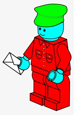 Lego Town Postman - Lego Clipart #3163342