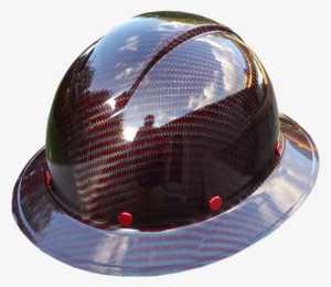 Red Carbon Fiber Hard Hat - Fedora #3163736