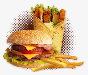 Share This Image - Burger & Fries Png #3164148