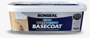 5l 2014 - Ronseal Problem Wall Paints White Basecoat 2.5l #3164488