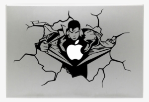 Superman Bursting Out Cracked Wall Decal Sticker For #3164528