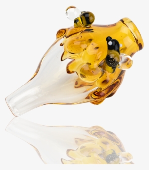 Empire Glassworks Honey Drip Bubble Cap - Bee #3164680
