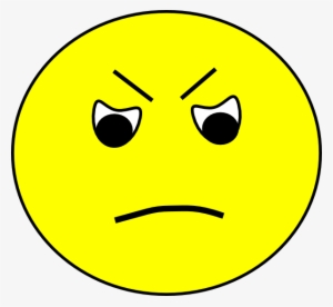Angry Smiley Face Clip Art Cfxq - Not So Good Cartoon #3165175