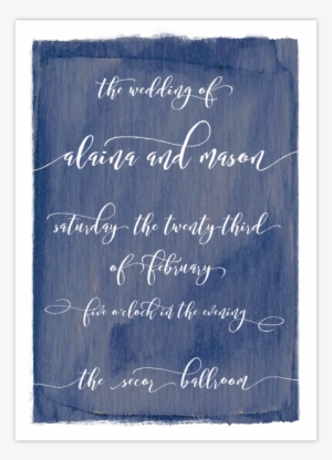 Wedding Invitation - Calligraphy #3165336