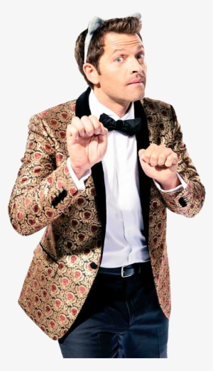 Report Abuse - Misha Collins Wearing Cat Ears #3166697