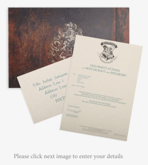 Receive Your Very Own Replica Hogwarts Acceptance Letter #3167437