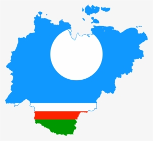 Flag-map Of Sakha - Map Of Yakutia With Flags #3167496 Flag-map Of Sakha - Map Of Yakutia With Flags #3167496