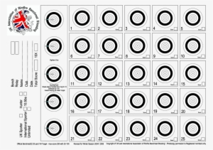 Rimfire Benchrest Competition Targets - World Rimfire And Air Rifle Benchrest #3167830
