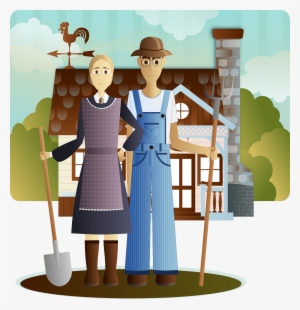 Man Woman Farmer - Do People Live In Savanna #3168307