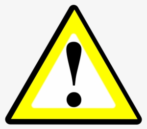 Black Yellow Warning 1 Clip Art At Clker - Road Signs Uk #3169822
