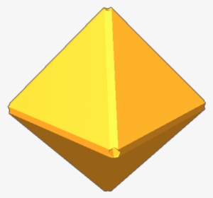 A Brand New 3d Diamond - 3d Yellow Triangle Png #3169903