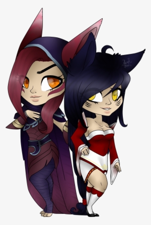 #newchamp #leagueoflegends #xayah #adc #ahri #yellow - Xayah Y Ahri Png #3169983