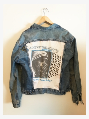 Mother Teresa Denim Jacket - Leather Jacket #3170448