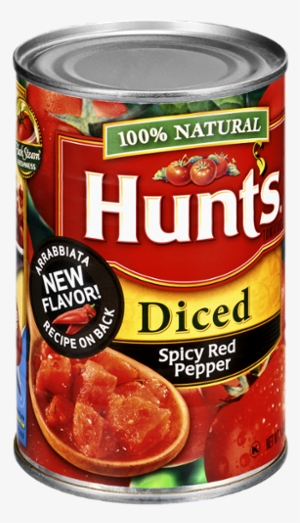 Hunt's Diced Tomatoes, Spicy Red Pepper - 14.5 Oz Can #3170983