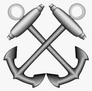 Enlisted Boatswain's Mates Maintain The Exterior Of - Crossed Anchor Tattoo #3171710