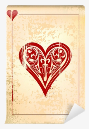 Ace Of Hearts Vector #3172048