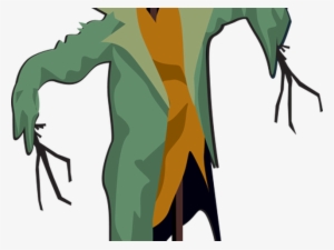 Creepy Clipart Scarecrow - Clip Art Pumpkin Scarecrow #3172066