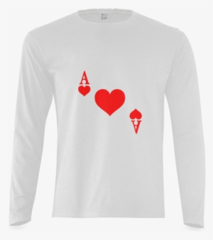 Ace Of Hearts Sunny Men's T Shirt (model T08 - Sweatshirt #3172189