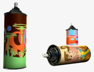 Grafiti Psd Kutular - Graffiti Cans Png #3172381