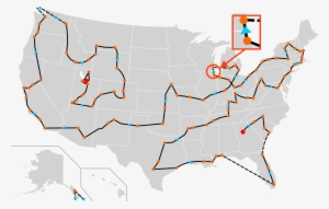 2002 Winter Olympics Torch Relay Route Between Chicago - 2002 Winter Olympics #3172885
