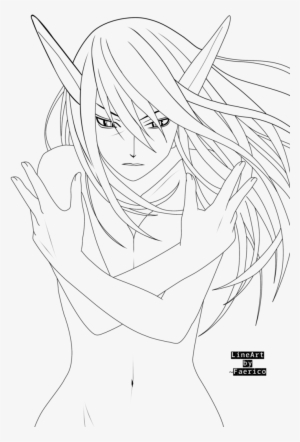 Elfen Lied Coloring Pages 5 By Michael - Elfen Lied #3173667