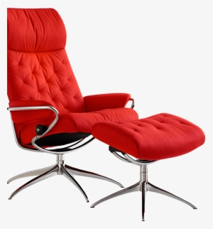 Metro - Stressless Metro Chair & Ottoman #3174180