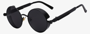 Round Metal Steampunk Sunglasses #3174413