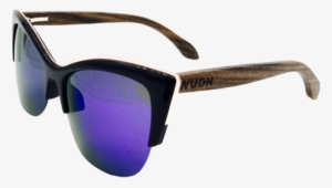 Walnut Cat-eye Sunglasses - Mens & Women's Handmade Walnut Cat-eye Sunglasses #3174565