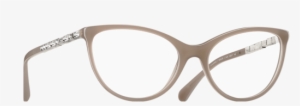 Cat Eye Acetate Eyeglasses With - Chanel Cat Eye Glasses #3174786