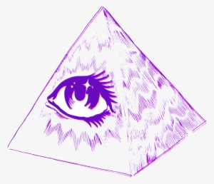 Eye Pyramid Purple Allseeingeye - Vaporwave #3174961