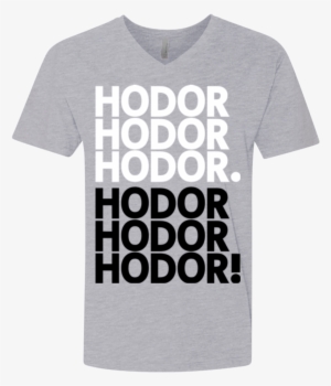 Get Over It Hodor Men's Premium V-neck - T-shirt #3175243