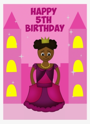 Girl's Princess Birthday Card - Glücklich Was Feiertag Karte #3175244