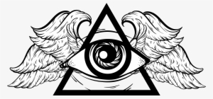 All Seeing Eye Angel Wings - All Seeing Eye With Wings #3175394