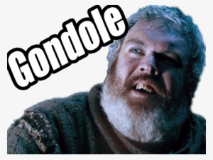 Sticker Other Hodor Gondole Got - Official Hbo Game Of Thrones Hodor Memorial Type Quote #3175544