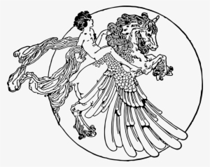 Pegasus Flying Horses Drawing Unicorn - Drawing #3176281