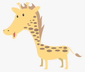 Happy Giraffe Cartoon - Giraffe #3176346
